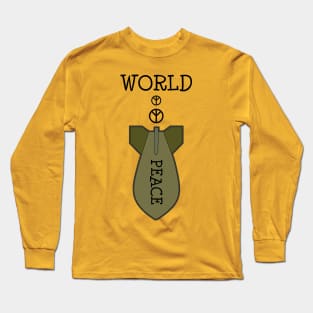 World Peace No War Long Sleeve T-Shirt